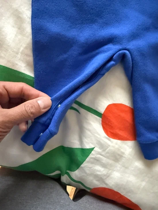 Polo by Ralph Lauren Royal Blue Baby Footie with Polo Bear Graphic - Picture 5 of 8